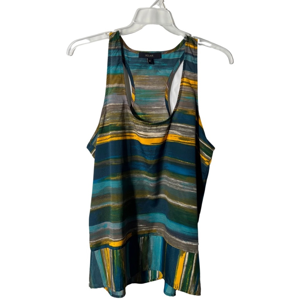 Eclair Colorful Sleeveless Racerback Top| Medium| Excellent Used Condition|